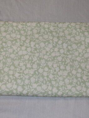 NEW Annie Selke ARIA Sage Duvet Cover Twin TwinXL 100% Cotton Green Floral